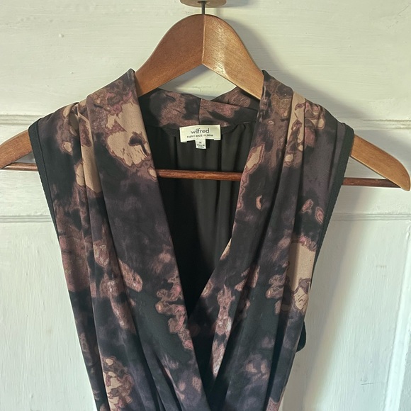 Wilfred Sabine Dress - Purple & Mauve Print - Picture 4 of 4